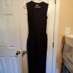 Pact - black maxi dress - L